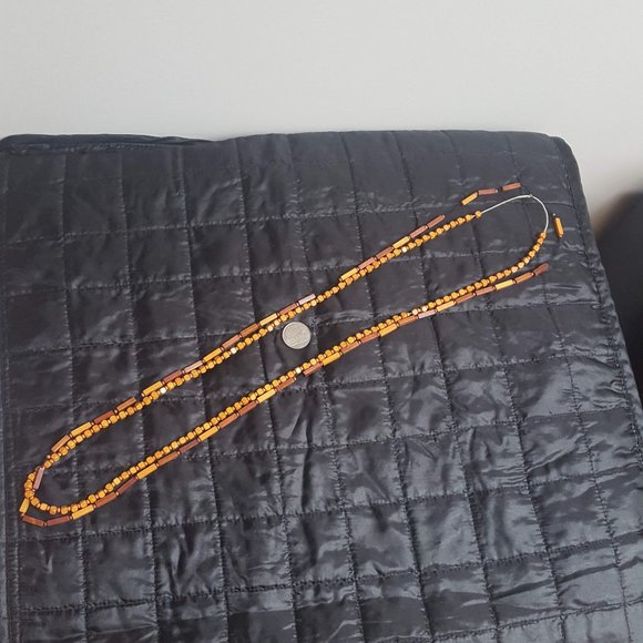 Vintage Wooden Beaded Necklaces, Set of 2 - Picture 3 of 4